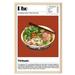 Pho Poster Food Wall Art Vietnam Food Print Modern Kitchen Wall Art Chef Poster Kitchen Poster Pho Recipe Kitchen Posters Wall Decor (Unframed) 12â€³ x 18â€³