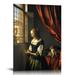 ARISTURING Johannes Vermeer Wall Art - Girl Reading A Letter Poster - Baroque Canvas Print - Fine Art Prints for Home Office Room (16x20 inch Girl Reading A Letter)