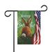 Funny Bunny Happy Easter Christian Flag Bunny Easter Flag ID-0308-WX9F