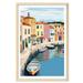 French Riviera Art Print Port Grimaud France Wall Art France Travel Poster Home Decor Travel Gift Travel Poster Provence Housewarming (UNFRAMED) 16â€³ x 20â€³