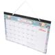 Monthly Wall Calendar Holiday Planning Calendar English Calendar 2024 Wall Calendar for Office