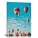 ARISTURING Hot Air Balloon Poster Hot Air Balloon Decorations Hot Air Balloon Wall Decor Hot Air Balloon Painting