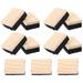 Whiteboard Erasers Mini Blackboard Chalk Duster Bulk Office Child Wooden 12 Pcs