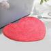 WSBDENLK Bathroom Rugs Clearance Heart Shaped Rug Heart Shaped Decorative Floor Mat Shower Mat Non Slip Washable Doormat Entrance Welcome Carpet for Home Living Room Sofa Bathroom Floor