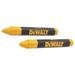 Lumber Crayon Yellow 1/2 In. Tip PK2