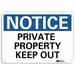 Lyle Notice Sign 10 inx14 in Aluminum U5-1468-RA_14X10 U5-1468-RA_14X10 ZO-G9660454