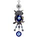 Etereauty Hanging Wall Luck Turkish Charm Ornament Blessing Ornament Good Bead Glass Small Pendant Car Blue Home Protection Evil