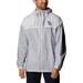 Men's Columbia Gray/White Tampa Bay Rays Omni-Shade Flash Challenger Full-Zip Windbreaker Jacket