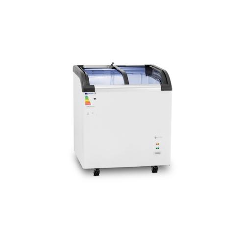 Royal Catering Gefriertruhe - 180 L - - Glastüren