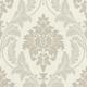 Rasch - Glitter Damask Cream Beige Wallpaper Textured Paste The Wall Blown Vinyl