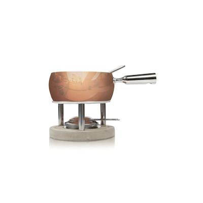 Boska Fondue-Set Kupfer - 1,7 L - geeignet für Käsefondue