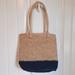 J. Crew Bags | J. Crew Two Tone Woven Straw Bag | Color: Blue/Tan | Size: Os