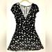Free People Dresses | Free People Black And White Floral Sundress With Cap Sleeves! | Color: Black/White | Size: 0
