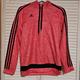 Adidas Tops | Adidas Climalite Pullover Hoodie In Pink With Classic Black Stripes Size Large | Color: Black/Pink | Size: L