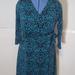 Lularoe Dresses | Lularoe Michelle Wrap Dress | Color: Blue | Size: M