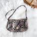 Dooney & Bourke Bags | Dooney & Bourke Snake Print Handbag Mini Bag Purse Python Shoulder Tassel Y2k | Color: Black/Cream | Size: Os