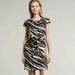 Kate Spade New York Dresses | Kate Spade New York Dorothy Zebra Print Cutout Shift Dress Size 10 | Color: Brown/Cream | Size: 10