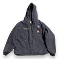 Carhartt Jackets & Coats | Carhartt Men's Jacket 100729 Fleece Quilt Lined Size Xxl Black Canva Embroidered | Color: Black | Size: Xxl