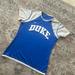 Nike Tops | Duke University Nike Dry Fit Jersey Top S | Color: Blue/White | Size: S