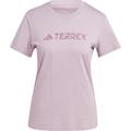 adidas Terrex Damen Classic Logo T-Shirt (Größe L, rosa)