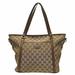 Gucci Bags | Gucci Gg Canvas Brown Canvas Tote Bag (Pre-Owned) | Color: Brown | Size: Os