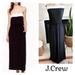 J. Crew Dresses | J. Crew Amie Colorblock Strapless Tube Top A-Line Maxi Dress | Color: Black/White | Size: S