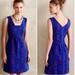 Anthropologie Dresses | Anthropologie Maeve Averie Jacquard Aztec Print Dress Size 0 | Color: Blue/Purple | Size: 0