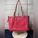 Coach Bags | Authentic Coach Leather Tote Bag | Color: Pink | Size: Os