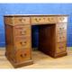 A Victorian Mahogany Twin Pedestal Desk of Small Size
