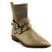 Coach Shoes | Coach Boots Womens Shoes Size 5.5 Taupe Leather Suede Ankle Boots | Color: Tan | Size: 5.5