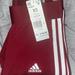 Adidas Pants & Jumpsuits | Adidas Women's Xs Burgundy Multi Sport Tights, Adidas 3 Stripes Bottoms | Color: Red/White | Size: Xs