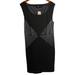 Torrid Dresses | *Nwt* Torrid Black Bodycon Color Block W/Faux Leather Dress Size 0 (L-12) | Color: Black | Size: L