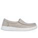 Skechers Women's BOBS Skipper - Delightful Melody Shoes | Size 8.5 Wide | Natural | Textile | Vegan | Machine Washable