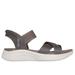 Skechers Women's Slip-ins: Ultra Flex 3.0 - Never Better Sandals | Size 8.0 | Dark Taupe | Textile | Vegan | Machine Washable