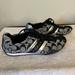 Coach Shoes | Coach Sneakers In Euc With Logo Putters And Silver Accents . Lace Up. Size 8. | Color: Black/Silver | Size: 8