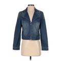 Chico's Denim Jacket: Blue Jackets & Outerwear - Women's Size Small