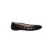 J.Crew Flats: Ballet Platform Casual Black Solid Shoes - Women's Size 6 - Round Toe