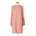 Maggy London Casual Dress - Shift: Pink Solid Dresses - Women's Size 8