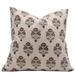 Duck Canvas Hand Block Print Farmhouse pillow cover - Tarffic Light