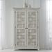 River Place Riverstone White & Tobacco Armoire