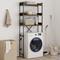 vidaXL Washing Machine Shelf Laundry Room Storage Utility Rack Engineered Wood - 26.4