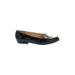 Cole Haan Flats: Slip-on Chunky Heel Work Black Solid Shoes - Women's Size 7 - Almond Toe