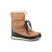 Time and Tru Boots: Winter Boots Platform Bohemian Tan Solid Shoes - Women's Size 7 - Round Toe