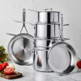 Demeyere Industry 5-Ply 10-pc Stainless Steel Cookware Set