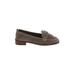 Lucky Brand Flats: Gray Solid Shoes - Women's Size 6 - Almond Toe