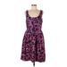 Cynthia Cynthia Steffe Casual Dress - A-Line Scoop Neck Sleeveless: Purple Dresses - Women's Size 10