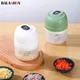 Electric Vegetable Chopper Multi-Functional Meat Grinder Garlic Crusher Food Chopper 100/250ml Mini