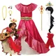 Disney Elena of Avalor Princess Costume For Girls Cosplay Carnival Frock Party Dress Children