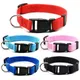 Pet Dog Collar Nylon Adjustable Clip Buckle Dog Collars Head Collars Size S/M/L/XL Puppy Large