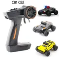 Turbo Racing 1:76 C81 C82 RC Truck Car Mini Full Proportional RTR Car Toy With Cool Lights Mountain